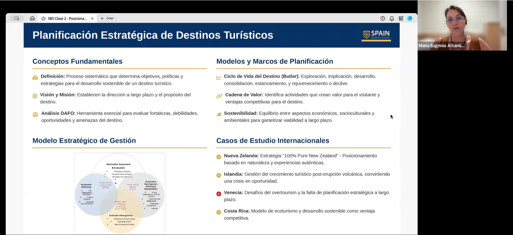 Planteamiento estratégico de destinos turísticos desde la Sostenibilidad: la clave para el turismo del futuro