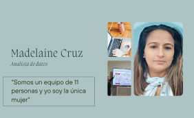 Madelaine Cruz, estudiante internacional, cursando un Máster en Analítica Digital y Big Data en España
