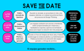 Creatividad, talento y datos: nuestros alumnos brillan en el Hackathon de La Nave