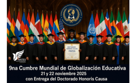 SBS es reconocida, en México, con un Doctorado Honoris Causa en la Cumbre Mundial de Globalización Educativa