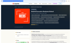 Madrid Executive Business School, reconocida entre las mejores escuelas de negocios de Madrid