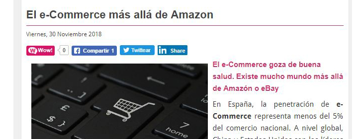 El e-Commerce más allá de Amazon