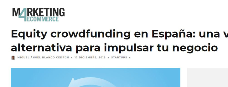 Equity crowdfunding en España: una vía alternativa para impulsar tu negocio